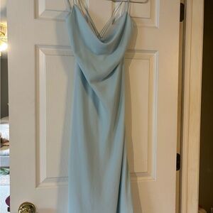 Abercrombie Light Blue Midi Dress